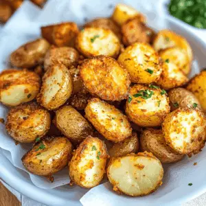 Crispy on the outside and fluffy on the inside, these air fryer potatoes are a must-try! Perfectly seasoned and cooked in a fraction of the time, they make a delightful side dish for any meal. Save this easy recipe now and impress your family or friends at your next gathering! Enjoy crispy perfection in every bite!