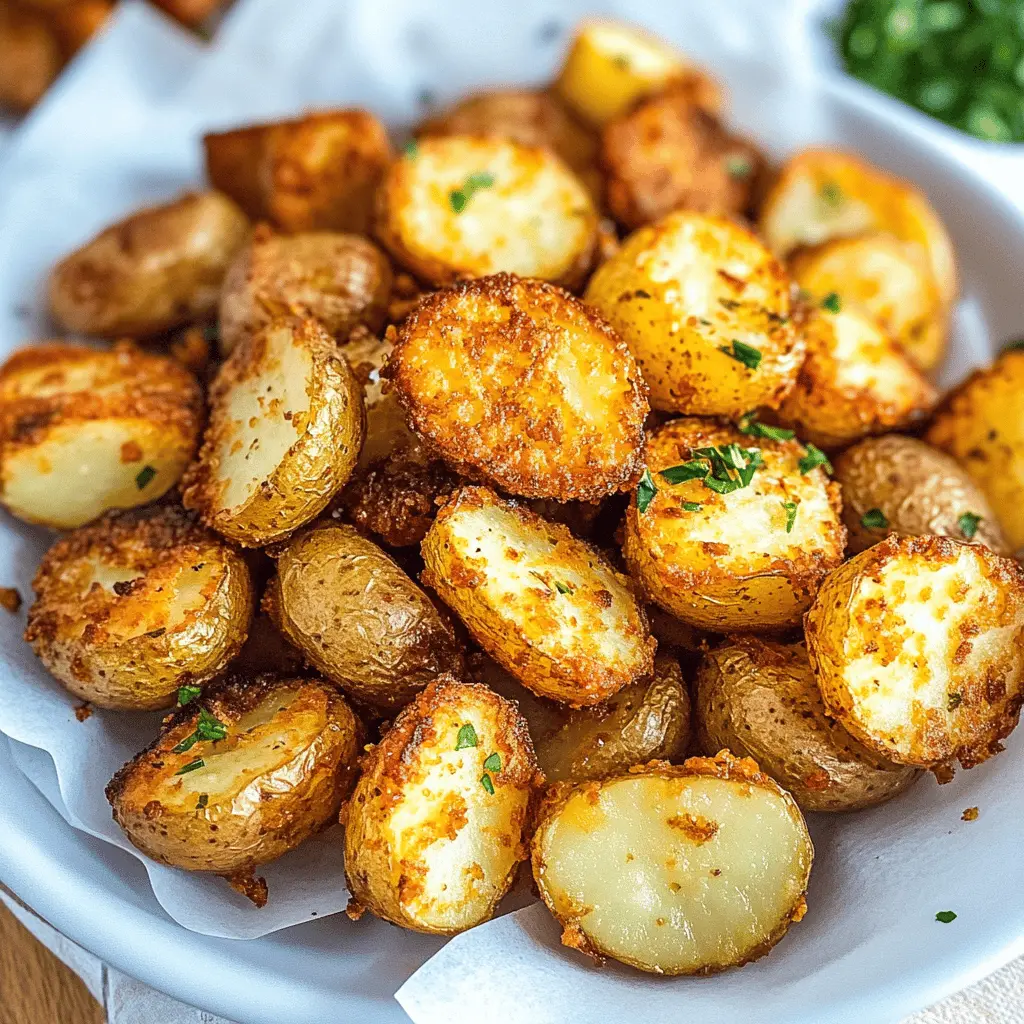 Crispy on the outside and fluffy on the inside, these air fryer potatoes are a must-try! Perfectly seasoned and cooked in a fraction of the time, they make a delightful side dish for any meal. Save this easy recipe now and impress your family or friends at your next gathering! Enjoy crispy perfection in every bite!